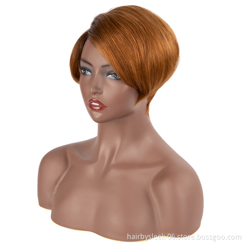 Rebecca Dark brown Short Human Hair Wigs Wholesale Cheap Cut Short Human hair Wigs For Black Woman 100 human hair wigs